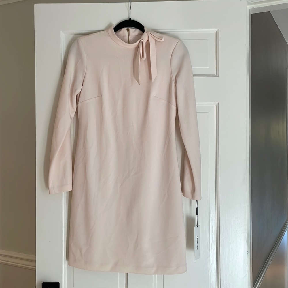Pale pink Calvin Klein Shift Dress